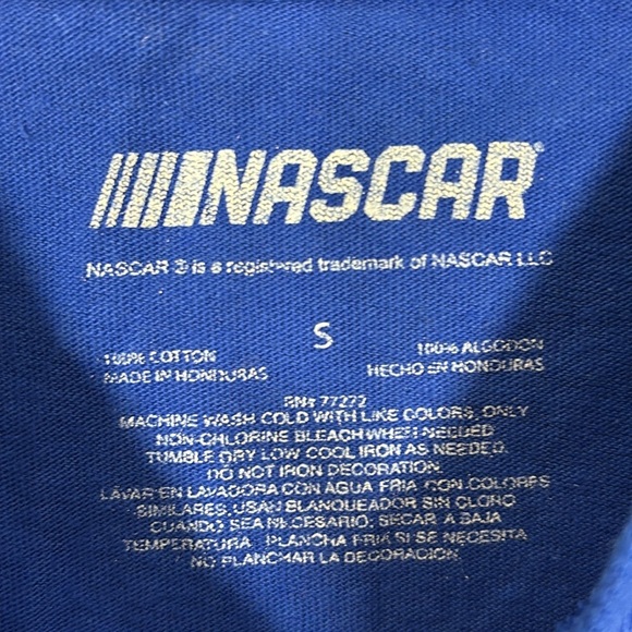 NASCAR Daytona 500 Graphic Tee Shirt Short Sleeve Small Blue Vintage Retro Race - Picture 3 of 5